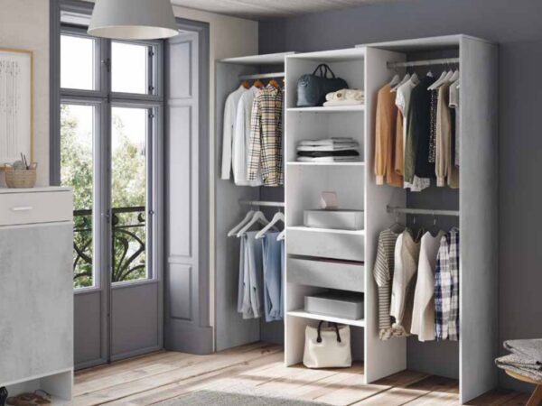 Armario Vestidor Abierto Modular - Modelo OL8552A