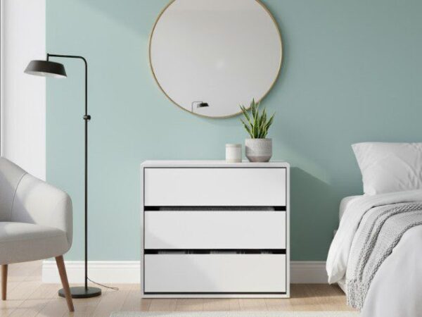 Módulo de 3 Cajones Minimalista Blanco 